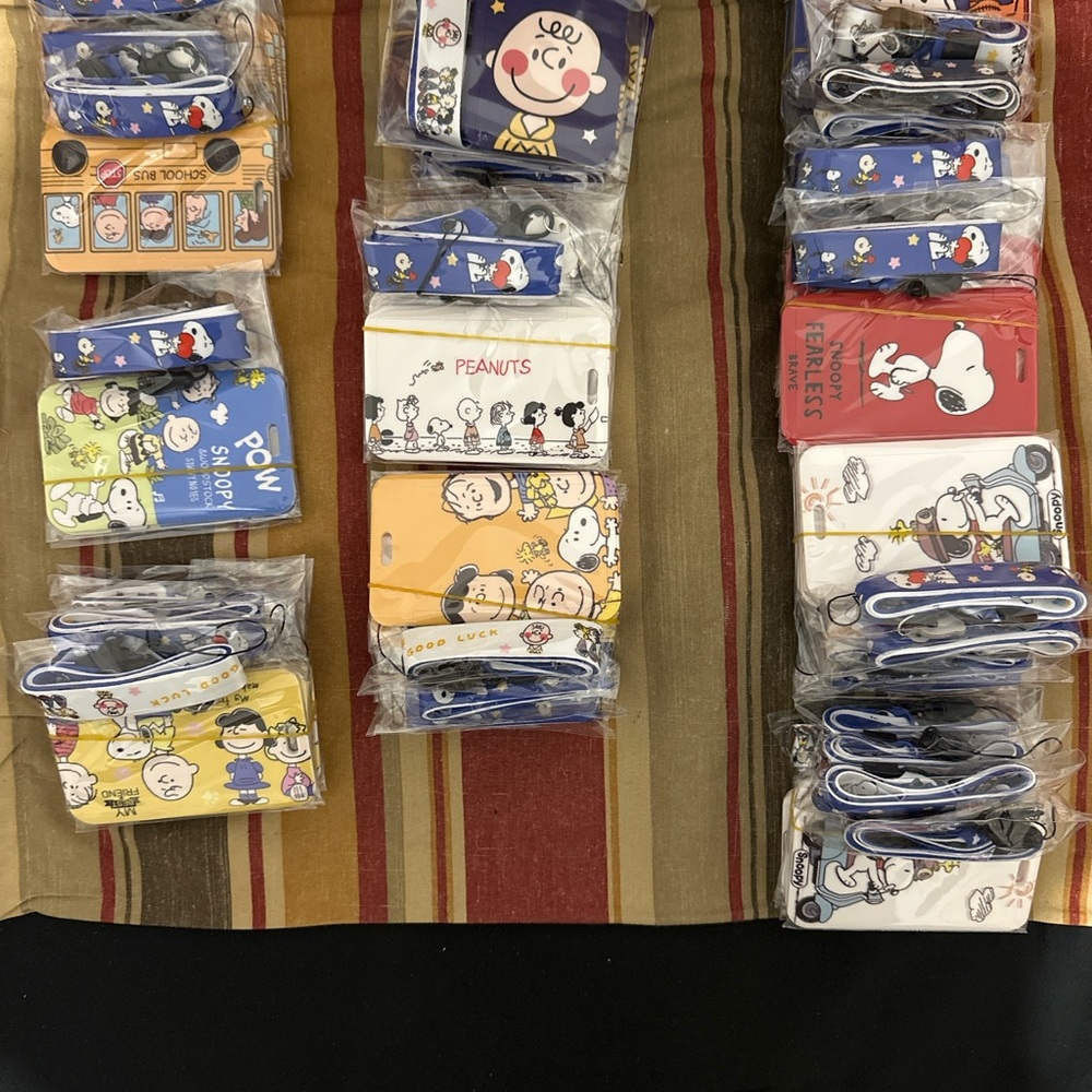 Snoopy Card Holder Horizontal Identification Card Holders Boys Girls Lanyards